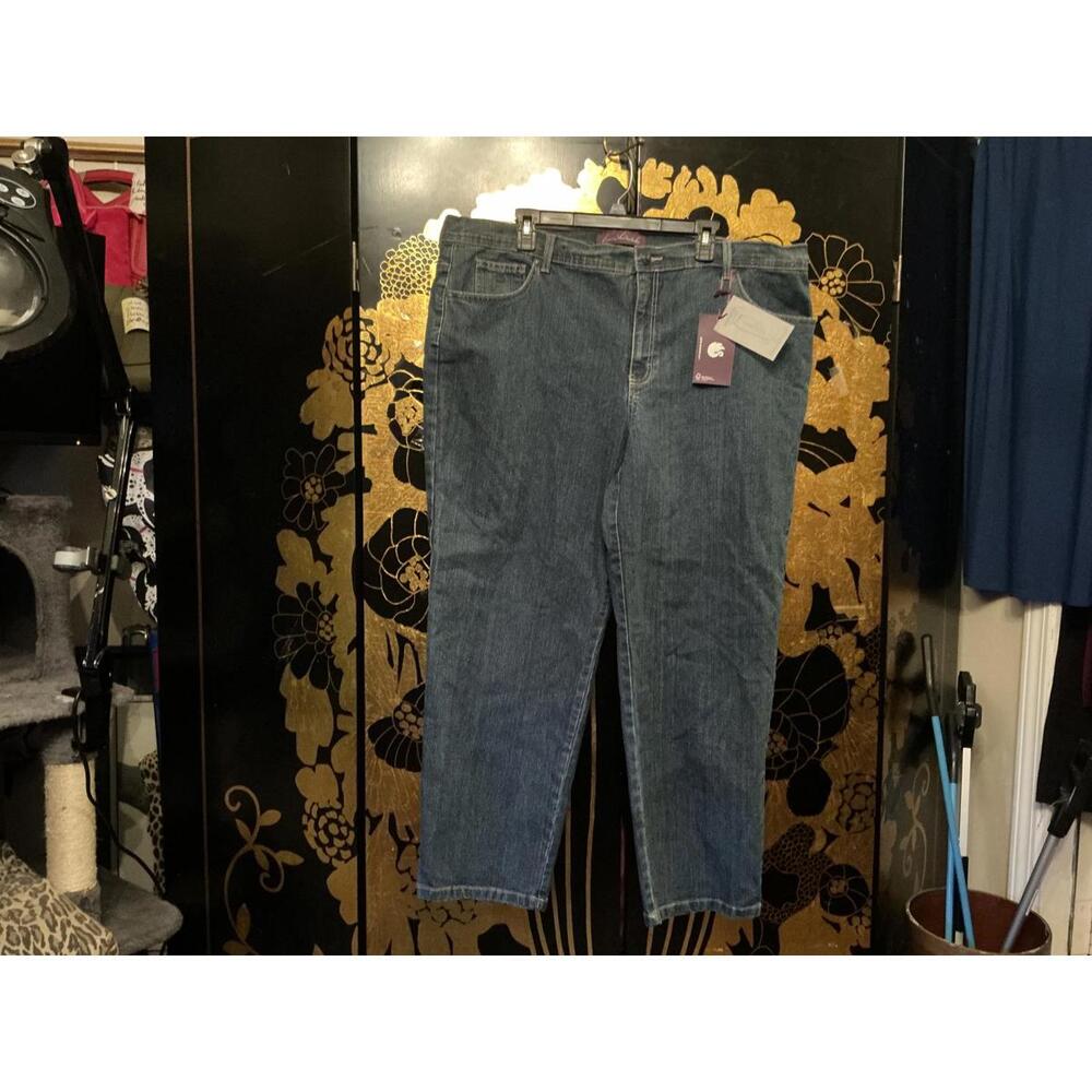 24W Women's Straight Leg Denim Jeans - New with Tags